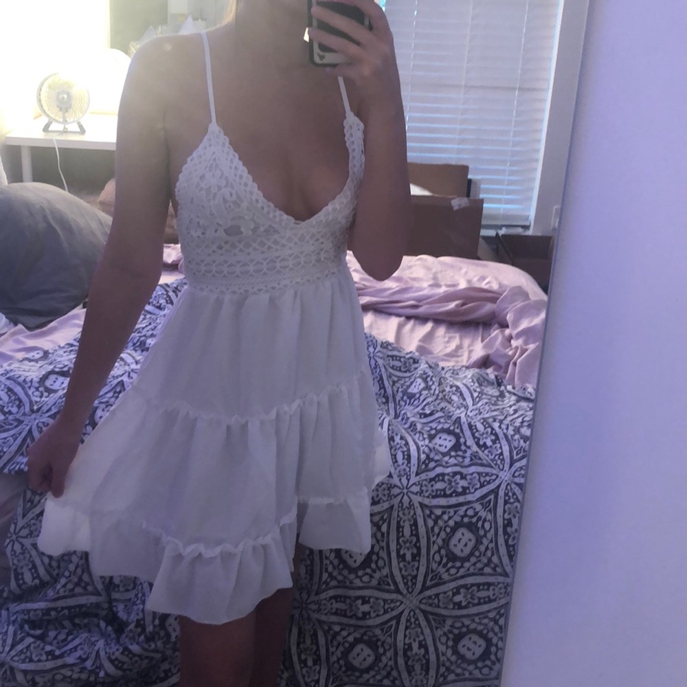 White dress